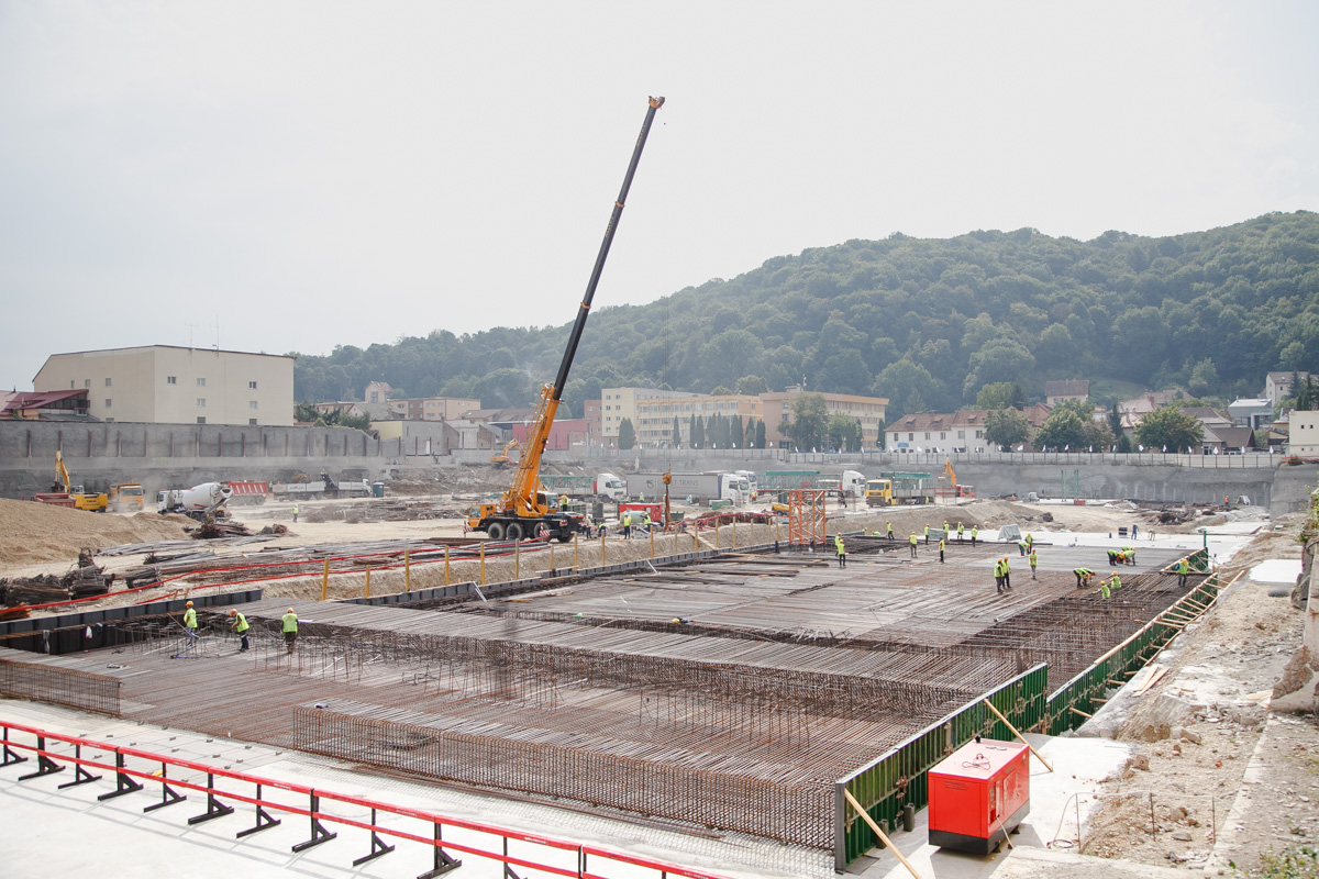 AFI Brașov Detalii Șantier Construcții & Perspectivă Panoramică Proiect