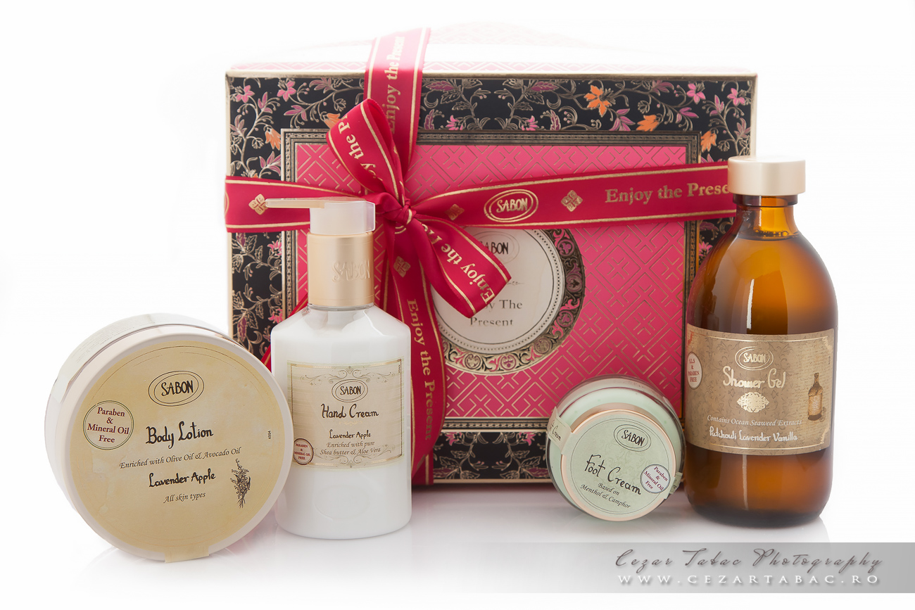 Sabon ambalaje cadou de lux compozitie